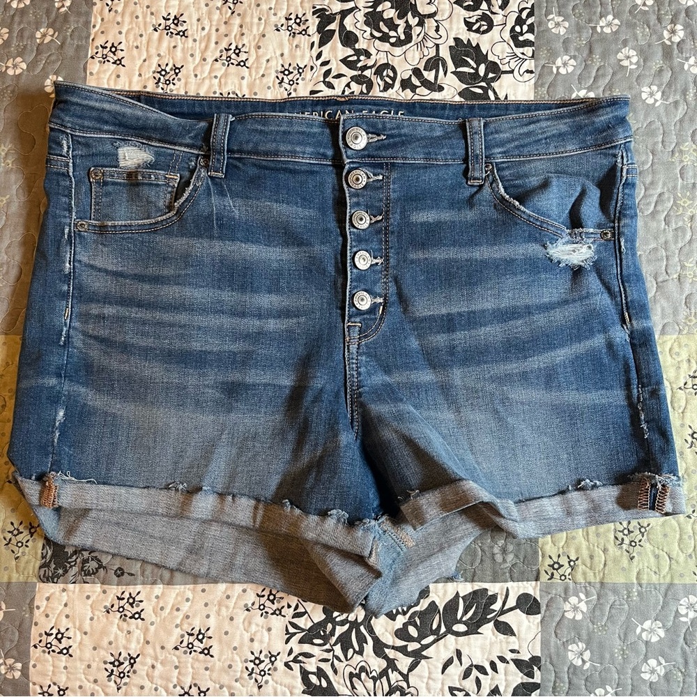 American Eagle Outfitters High-Waisted Jean Shorts